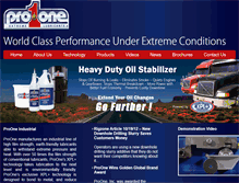 Tablet Screenshot of pro1industrial.com